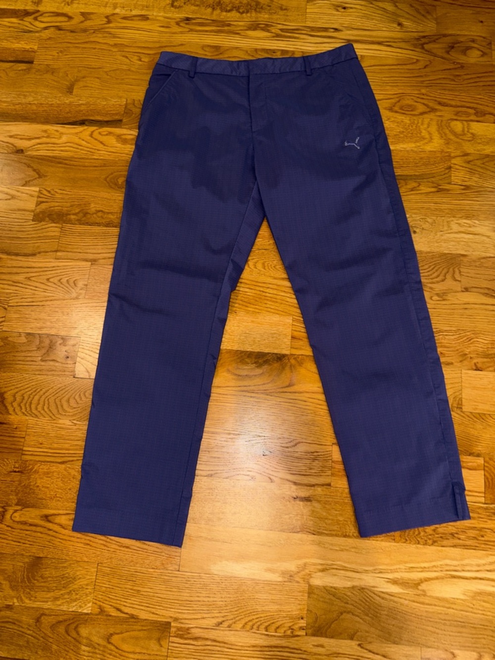 Be like the HAWK! Puma Men's Purple Straight Chinos Golf Pant size 36/32.
